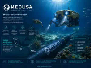 Medusa-branded subsea fiber cable